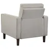 Coaster Fine Furniture 506787 Bowen - Upholstered Track Arm Tufted Accent Chair - Beige