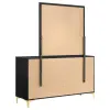CoasterEveryday 224453M Kendall - 6-Drawer Dresser With Mirror - Black