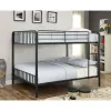Furniture of America CM-BK928FF-BED Clement - Metal Full Over Full Bunk Bed - Black