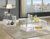 Furniture of America CM4056E Torkel - End Table - White