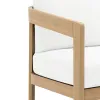 New Classic G5511-22-WHT Wesley - Patio Loveseat With Cushions - White