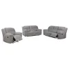 Coaster Fine Furniture 602551-S3 Gilson - 3 Piece Chenille Upholstered Sofa Set - Gray