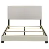 Coaster Fine Furniture 300852Q Dorian - Fabric Upholstered Queen Panel Bed - Cream