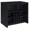 Coaster Fine Furniture 182784 Topanga - Engineered Wood Freestanding Home Bar - Black
