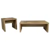 Coaster Fine Furniture 704128-S2 Lynette - 2 Piece Rectangular Coffee And End Table Set - Mango