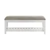 Intercon AO-BR-5550B-WHT-C Intercon AO-BR-5550B-WHT-C Andover - Bench - White