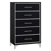 New Classic B1891-070 Ava - 5 Drawer Chest - Ebony