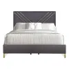 New Classic 00-B1826-300 New Classic 00-B1826-300 Symmetry - Queen Bed - Gray