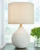 Ashley Furniture L180094 Wardmont - Ceramic Table Lamp  - White