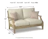 Ashley Furniture P801/835/820(2) Clare View - 3 Pc. - Lounge Set - Beige