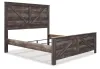 Ashley Furniture B440/31/36/58/56/99 Ashley Furniture B440/31/36/58/56/99 Wynnlow - 5 Pc. - Dresser, Mirror, King Crossbuck Panel Bed - Gray