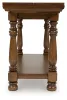Ashley Furniture T609-4 Sturlayne - Flip Top Sofa Table - Brown