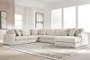 Ashley Furniture PC68706S15 Ashley Furniture PC68706S15 Kestrie - 6-Piece Sectional With RAF Corner Chaise - Feathered