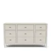 Riverside Furniture 25060 Carmella - Nine Drawer Dresser - Pebble Oak