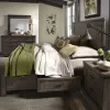 Liberty Furniture 759-BR-Q2S Thornwood Hills - Queen Two Sided Storage Bed - Rock Beaten Brown
