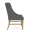 Riverside Furniture 92642 Riverside Furniture 92642 Mix-N-Match Chairs - Host Upholstered Chair (Set of 2) - Dark Gray