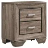CoasterEveryday 204190KE-S4 Kauffman - 4 Piece King Bedroom Set - Washed Taupe