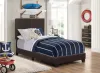 CoasterEveryday 300762T Dorian - Upholstered Twin Panel Bed - Brown
