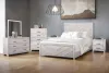 New Classic 00-3314-36N New Classic 00-3314-36N Biscayne - 5/0 Queen 6 Piece Bedroom Set (Bed & Dresser & Mirror & Chest & 2 Nightstands) - Driftwood
