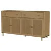 Coaster Fine Furniture 108935SWD Arini - 2-Drawer Cane Door Dining Sideboard Server - Sand Wash