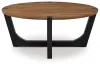 Ashley Furniture T726-8 Hanneforth - Round Cocktail Table - Brown