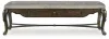 Ashley Furniture D947-00 Maylee - Upholstered Storage Bench - Dark Brown