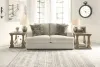 Ashley Furniture 95104/38/35/08 Soletren - 3 Pc. - Sofa, Loveseat, Accent Ottoman - Stone