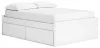 Ashley Furniture EB9630B13 Ashley Furniture EB9630B13 Onita - Full Platform Bed With 2 Side Storage - White