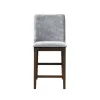 New Classic D3434-CS-GRY New Classic D3434-CS-GRY Kody - Upholstered Counter Chair (Set of 2) - Stone Gray