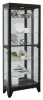 Pulaski Furniture 21218 PFC Curios - Lighted Gallery Style 5 Shelf Curio Cabinet - Onyx Black