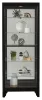 Pulaski Furniture 21218 PFC Curios - Lighted Gallery Style 5 Shelf Curio Cabinet - Onyx Black