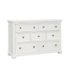 Samuel Lawrence Furniture S920-410 Savannah - 7-Drawer Dresser - White Finish