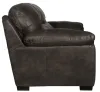 Jackson Furniture Industries 445304-1227/28-3027/28 Grant - Faux Leather Sleeper - Steel