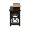 Liberty Furniture 422-OT7436 Heatherbrook - Console Bar Table - Charcoal & Ash