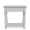 Riverside Furniture 54312 Riverside Furniture 54312 Winston - Chairside Table - Aged Cotton