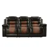 New Classic U7005-30-BRN Nikko - Sofa With Dual Recliner - Two Tone Brown
