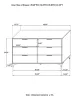 CoasterEveryday 224403 Kendall - 6-Drawer Dresser - White