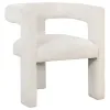 Coaster Fine Furniture 902881 Petra - Boucle Upholstered Accent Side Chair - White