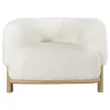 CoasterEveryday 903169 Lawler - Upholstered Barrel Back Accent Chair - Ivory