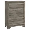 Coaster Fine Furniture 223345 Wright - 4-Drawer Chest Of Drawers - Brown Oak