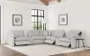 Coaster Fine Furniture 609560P-SETA Collins - 7 Piece Modular Power Reclining Sectional - Gray