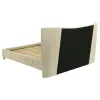 Coaster Fine Furniture 315956Q Evelyn - Upholstered Queen Panel Platform Bed - Ivory