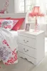 Ashley Furniture B129-92 Anarasia - Two Drawer Night Stand - White