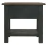 Ashley Furniture T736-3 Tyler Creek - Rectangular End Table - Grayish Brown / Black
