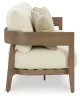 Ashley Furniture P671-838 Serene Bay - Sofa With Cushion - Dark Brown / White