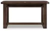 Ashley Furniture H556-44 Breckington - Home Office Desk - Dark Brown