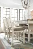 Ashley Furniture D647/32/124(6) Ashley Furniture D647/32/124(6) Bolanburg - 7 Pc. - Counter Table, 6 Barstools - Beige