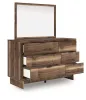 Ashley Furniture PCB3367B20 Chirason - Dresser And Mirror - Brown