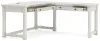Ashley Furniture H742H1 Ashley Furniture H742H1 Robbinsdale - L-Shaped Home Office Desk - Antique White