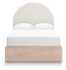 Ashley Furniture PCB1566B7 Ashley Furniture PCB1566B7 Arloster - Full Upholstered Panel Bed With 2 Under Bed Storage Units - Tan / White